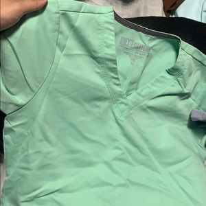 Two grey’s anatomy by barco scrub tops.